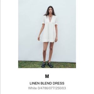 Zara Linen Blend Dress